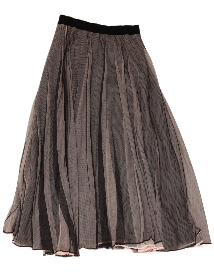 GABI LAUTON Jupe évasée Femme EU 40 Medium W28 Noir Polyester