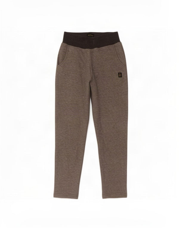 Refrigiwear Pantalon de survêtement pour femme UK 8 Small Gris Colorblock Coton
