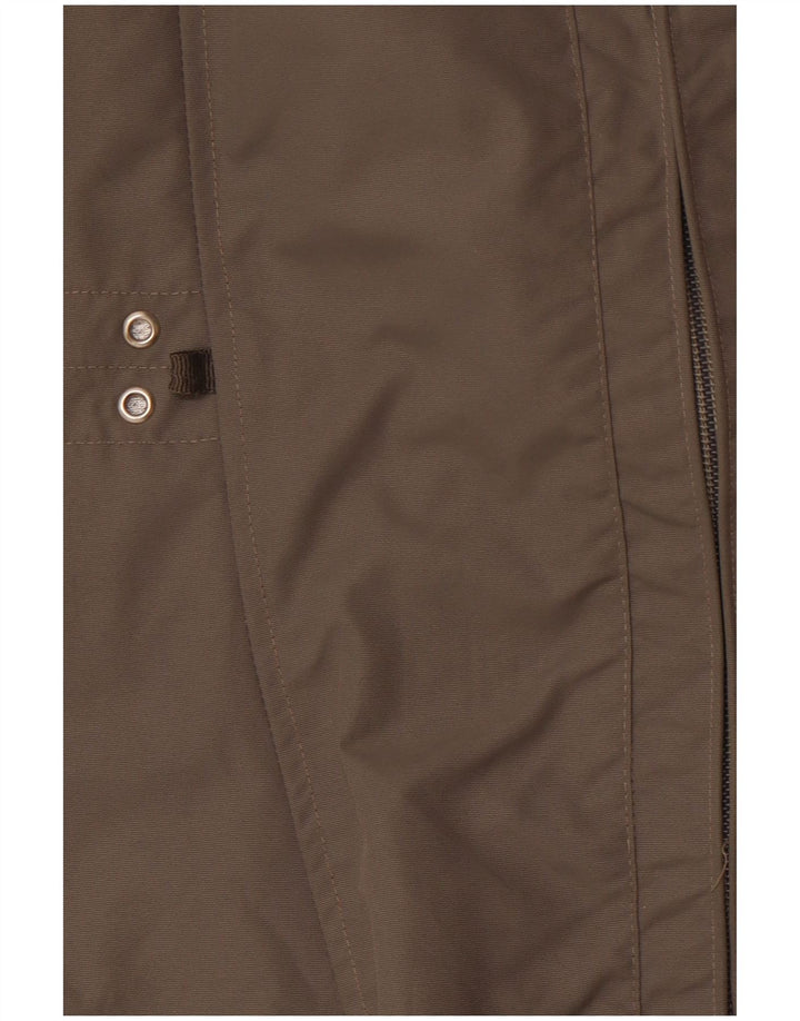 BRUGI Veste de pluie à capuche pour femme UK 18 XL Gris Polyamide