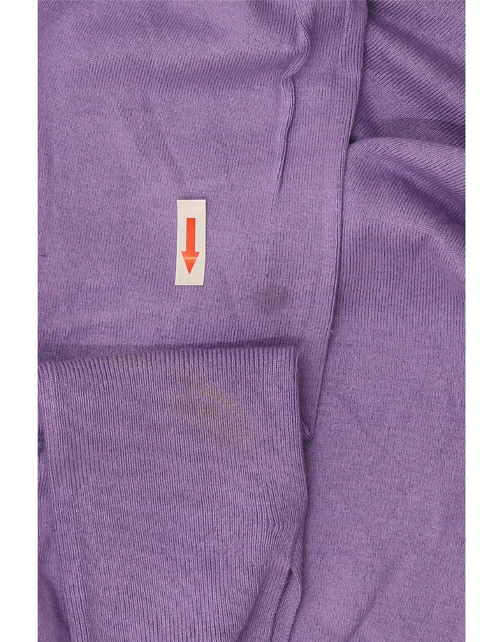 Zara Pull col roulé pour femme UK 12 Violet moyen