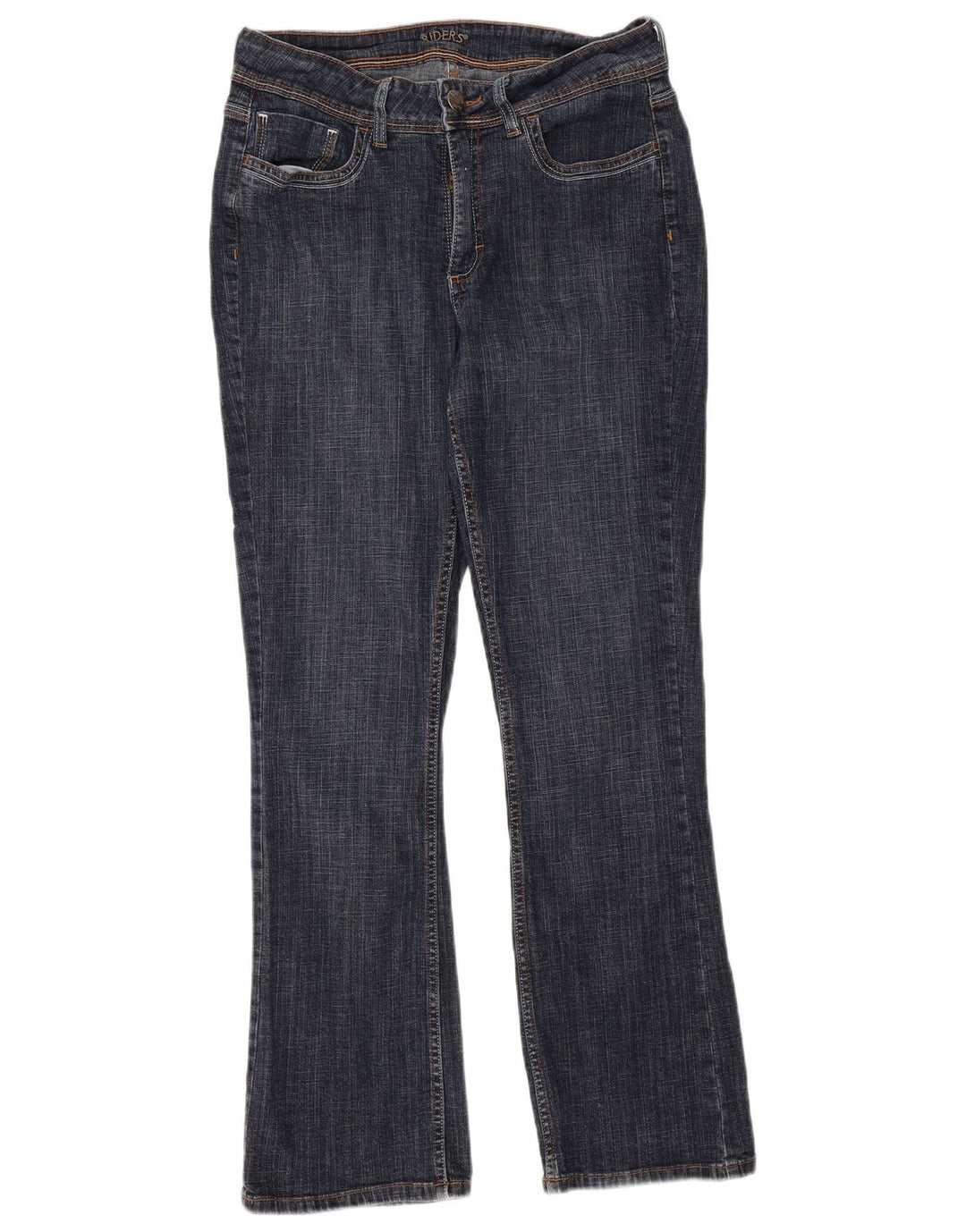 Lee Womens Riders Bootcut Jeans US 12 Large W30 L30 Bleu Marine Coton