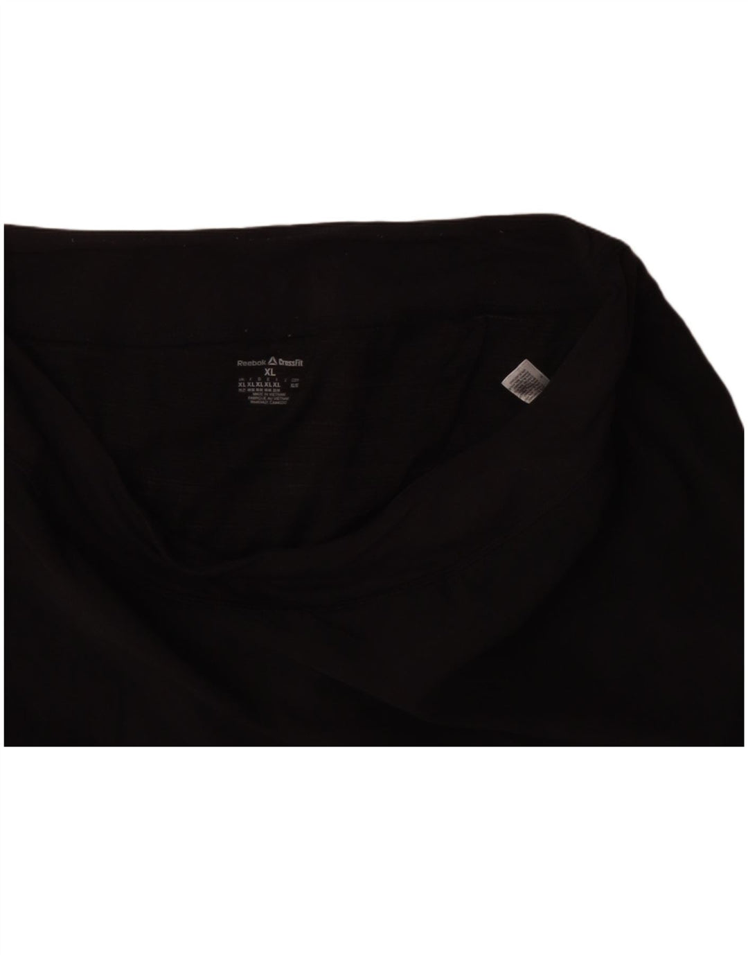 REEBOK Short de sport pour femme UK 20/22 XL Noir Polyester