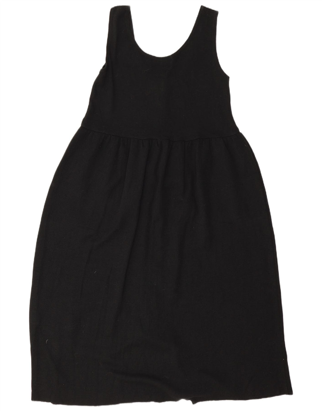 Kaos Robe basique sans manches pour femme Taille unique Laine noire