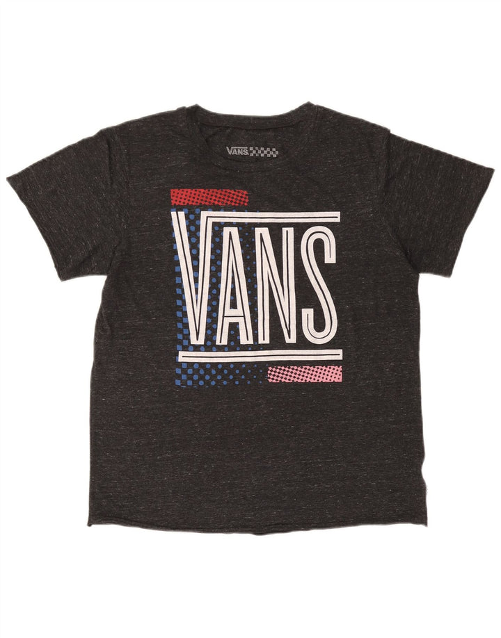 Vans T-Shirt Graphique Homme Gris Moyen Moucheté