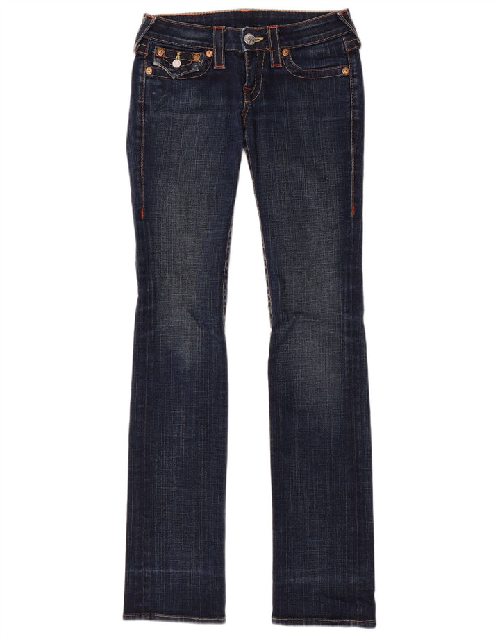 True Religion Jean Slim Bootcut Femme W24 L33 Bleu Coton