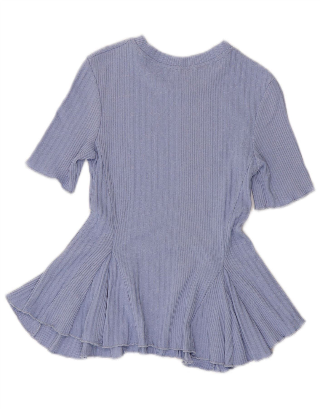 ZARA Femme Crop Top UK 8 Small Violet