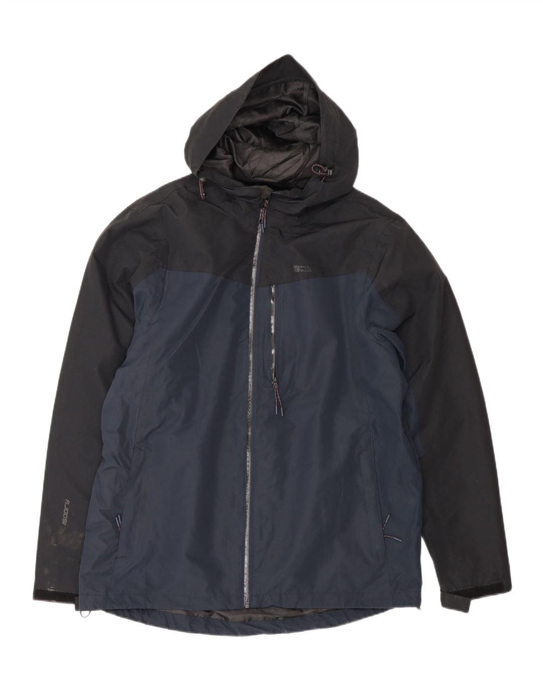 Mountain Warehouse Veste de pluie pour homme UK 40 Large Bleu marine Colourblock