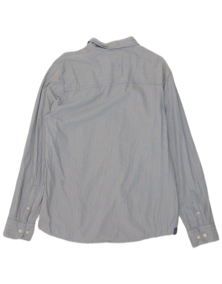 Chemise Homme Fat Face Coton Rayé Bleu Moyen