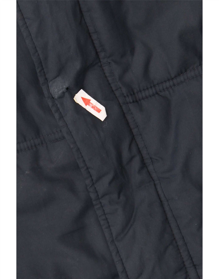 Lotto Veste matelassée à capuche pour homme UK 44 2XL Bleu marine Polyester