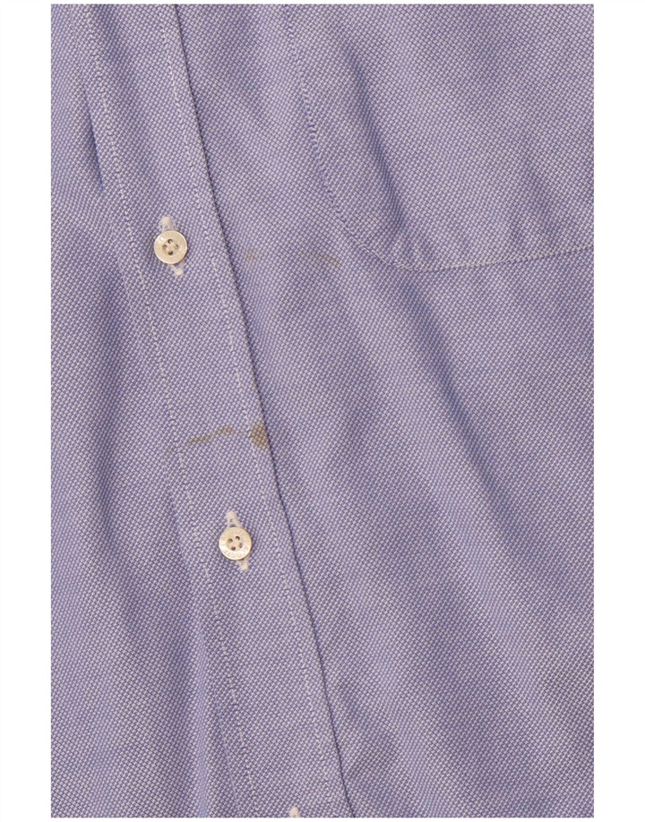LACOSTE Chemise à manches courtes homme taille 41 grand coton bleu