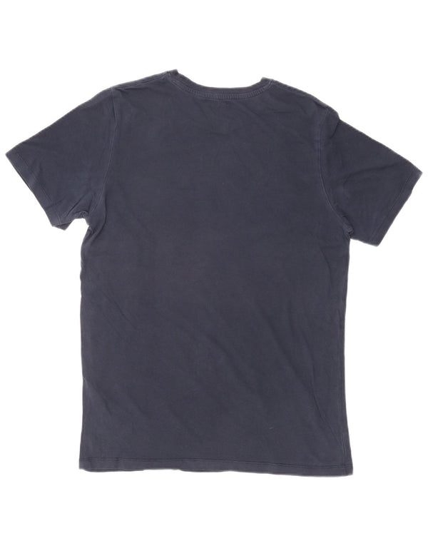 Jack & Jones T-Shirt Graphique Homme Grand Bleu Marine Coton