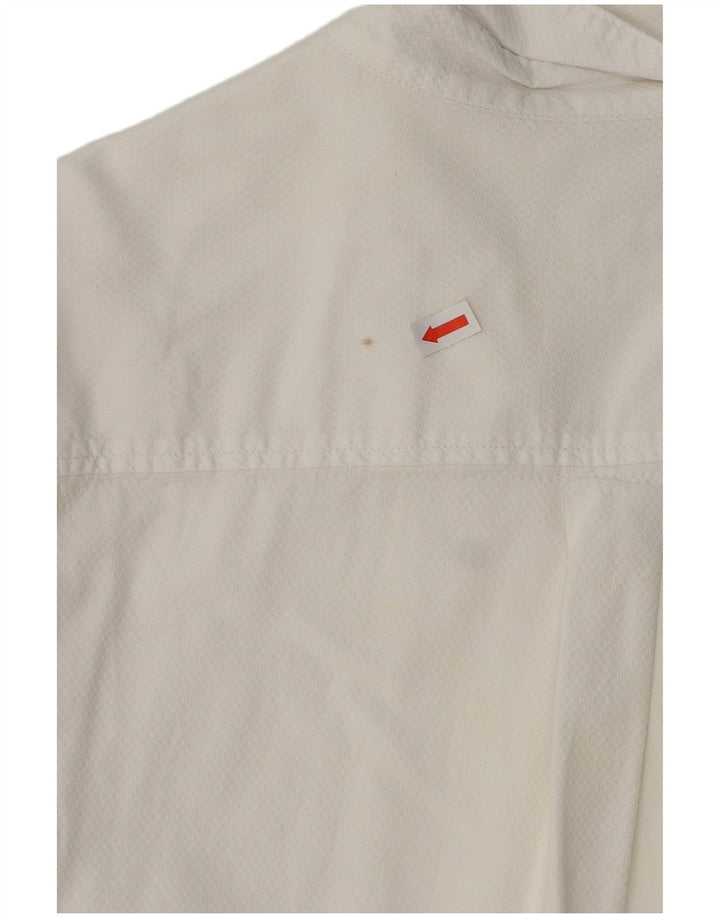 BENETTON Chemise Garçon 13-14 ans 3XL Blanc Coton