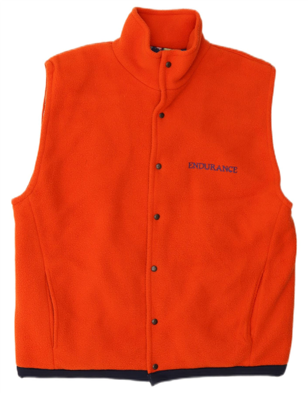 Endurance Gilet polaire pour homme UK 40 Large Orange Colourblock Polyester
