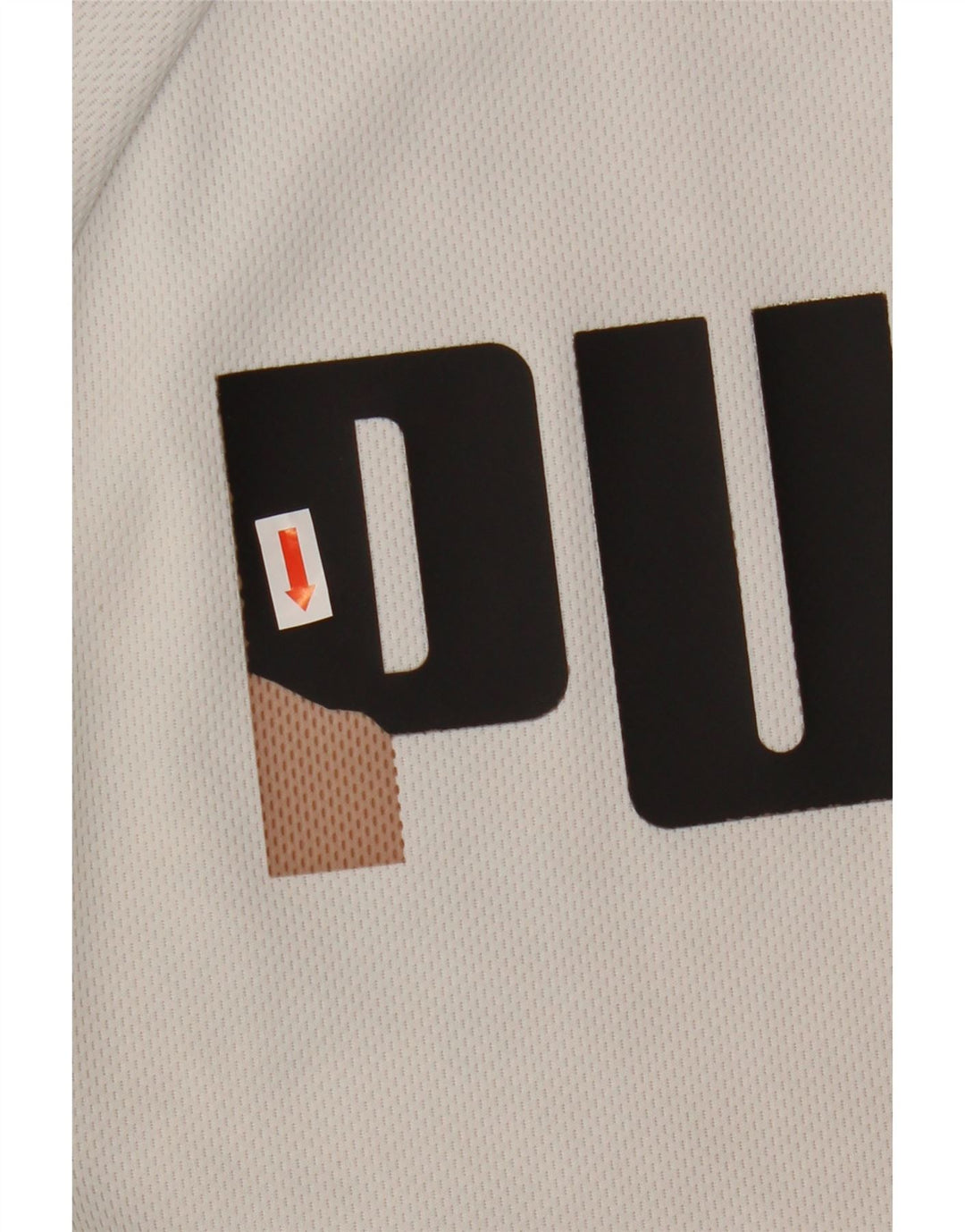 Puma Veste de survêtement graphique pour hommes, grand, blanc, polyester