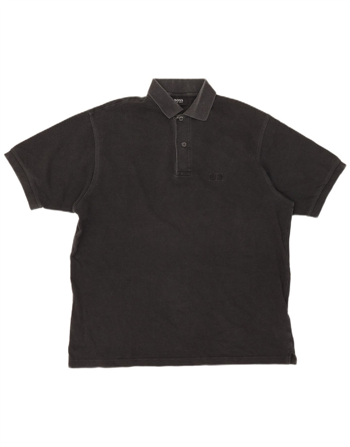 Hugo Boss Polo Homme XL Noir Coton