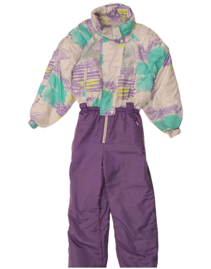 Golden Team Combinaison De Ski Femme IT 44 Violet Moyen Colourblock Polyamide