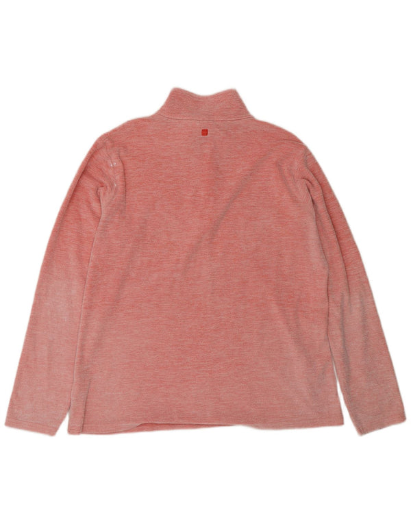 Mountain Warehouse Pull polaire à col zippé pour femme UK 18 XL Rose Polyester