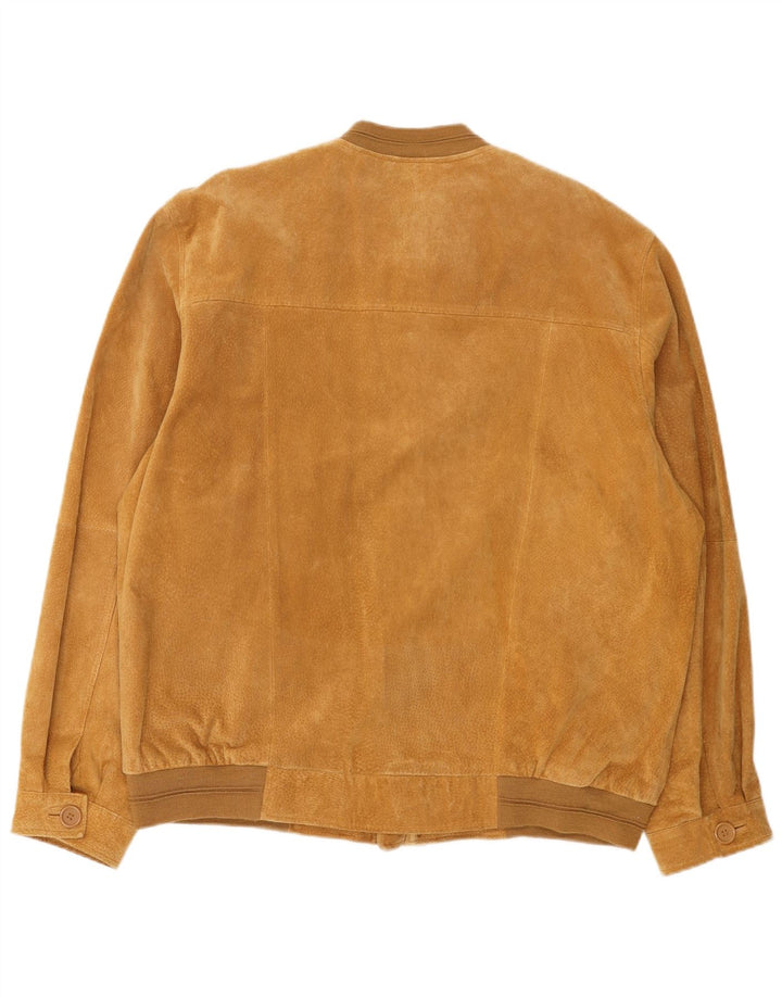Torelli Veste Bomber en Daim pour Homme UK 44 2XL Cuir Marron