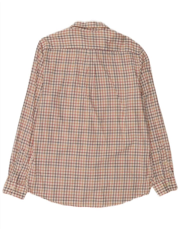 Barbour Chemise ajustée pour homme en coton à carreaux blancs