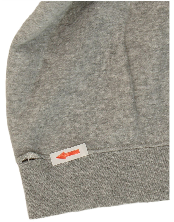 Nike Pull à capuche pour femme UK 14 Gris moyen Coton
