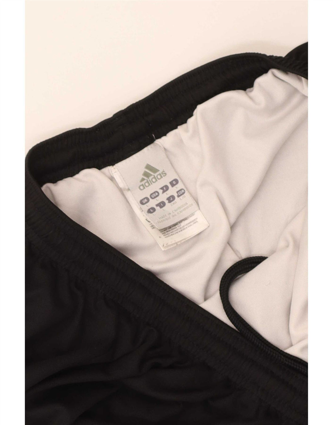 Adidas Short de sport pour homme Large Noir Polyester