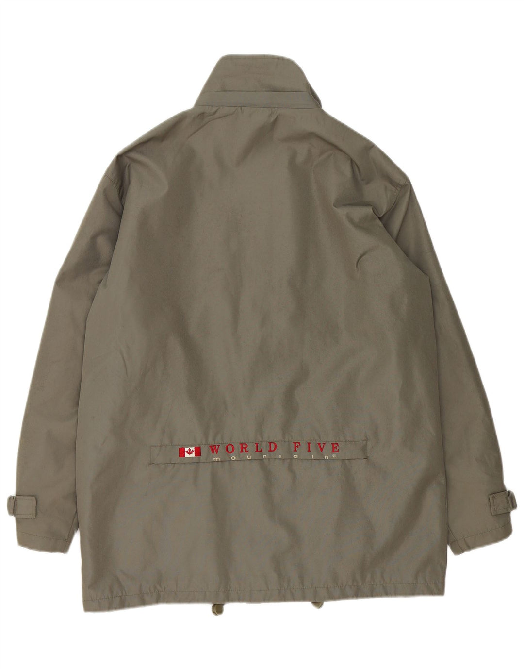 VINTAGE Veste de pluie homme UK 38 Polyester kaki moyen