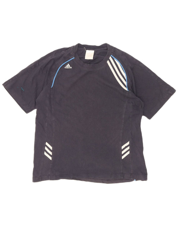 Adidas T-Shirt Homme Top XL Bleu Marine Coton