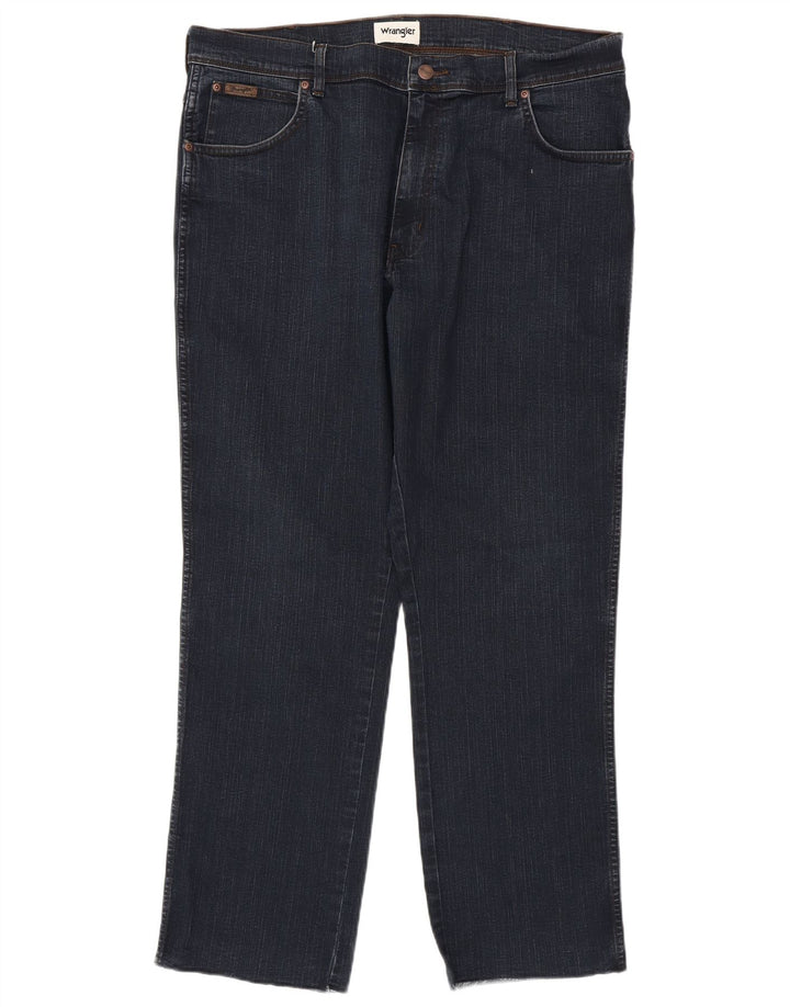 Wrangler Jean droit homme W38 L31 bleu marine