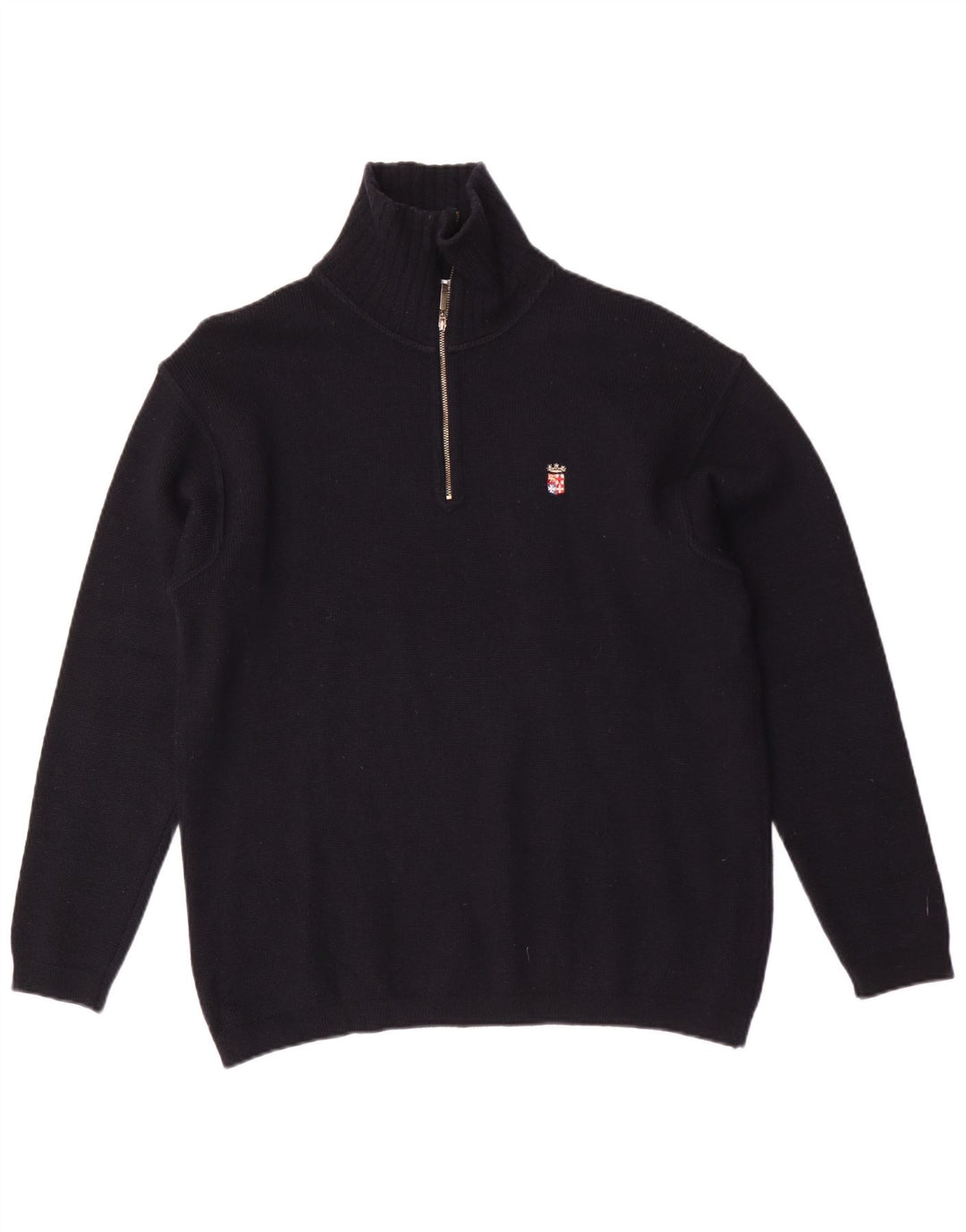 Armata Di Mare Pull Col Zippé Homme Bleu Marine Moyen