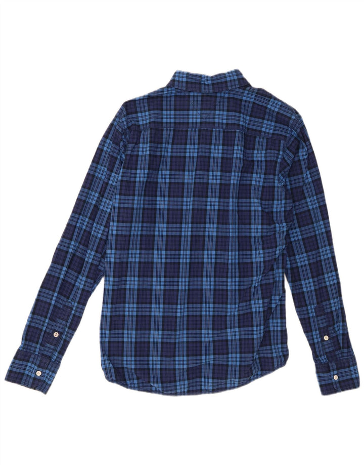 Tommy Hilfiger Chemise Homme Grand Carreau Bleu Coton