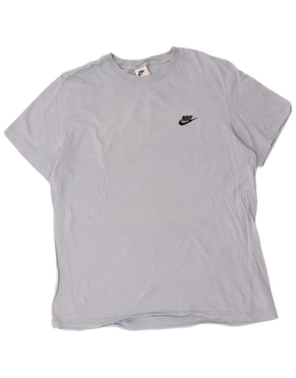Nike T-Shirt Homme Top XL Bleu Coton