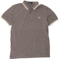 Fred Perry Polo Homme Large Gris Moucheté Coton