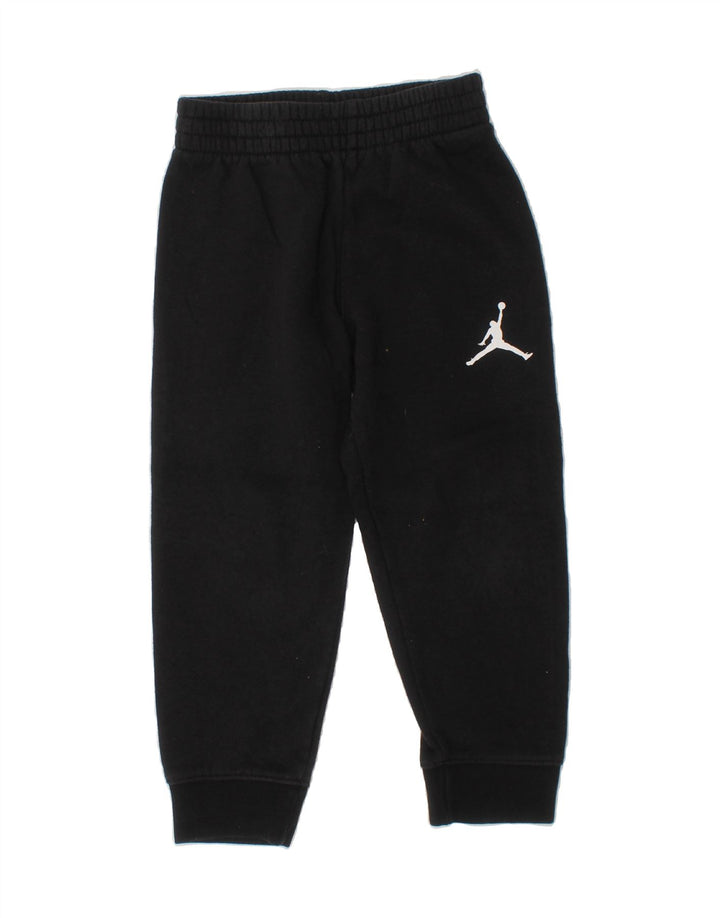 JORDAN Boys Tracksuit Trousers Joggers 4-5 Years Samll Black Cotton Vintage Jordan and Second-Hand Jordan from Messina Hembry 