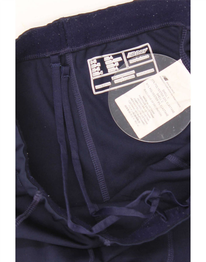 New Balance Leggings graphiques pour femmes UK 12 Polyester bleu marine moyen