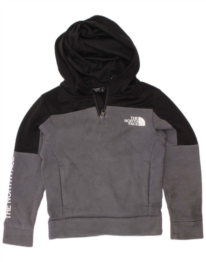 THE NORTH FACE Pull à capuche graphique pour garçon 5-6 ans XS Gris Colorblock