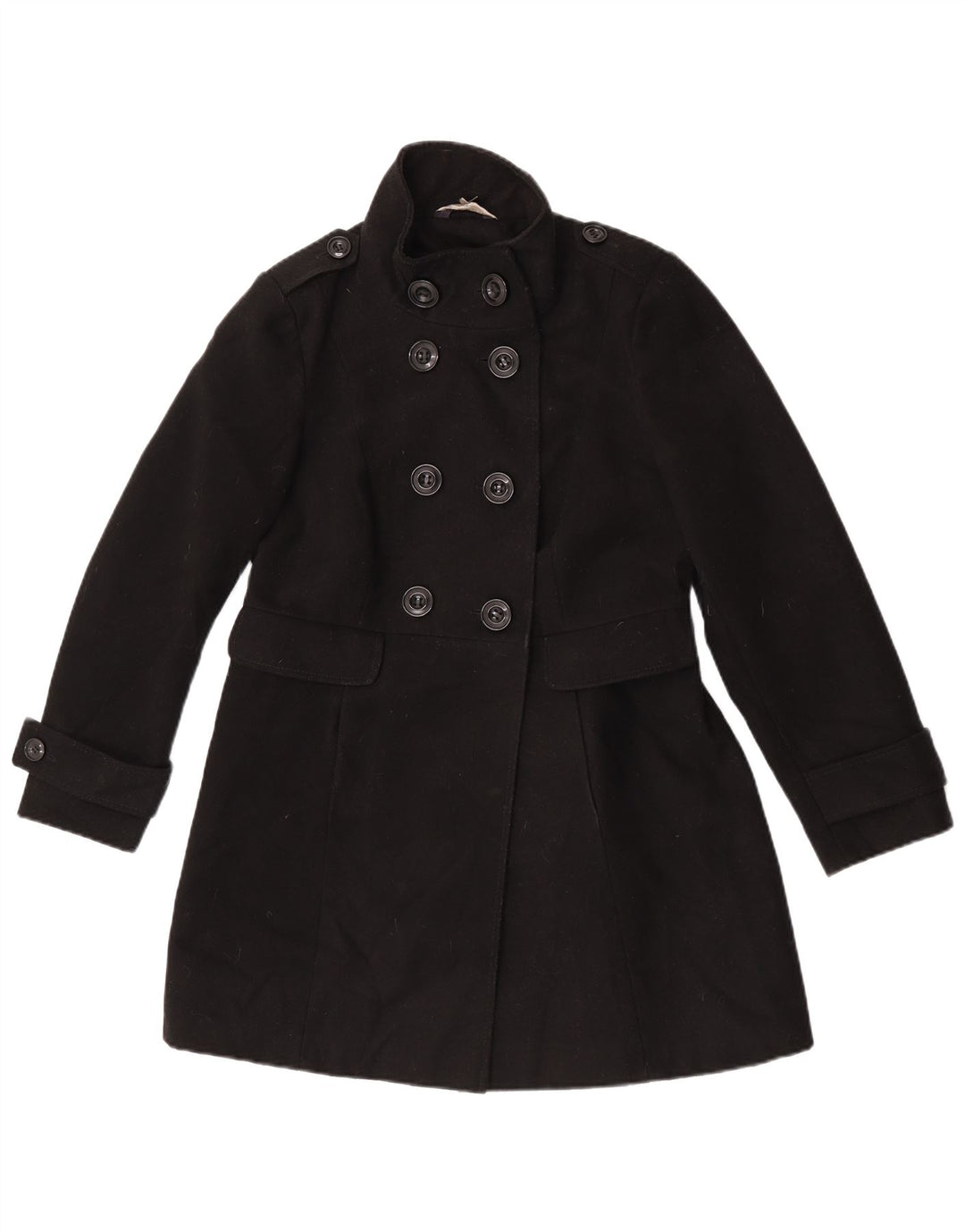 Marks & Spencer Caban Petite Femme UK 10 Petit Noir Polyester