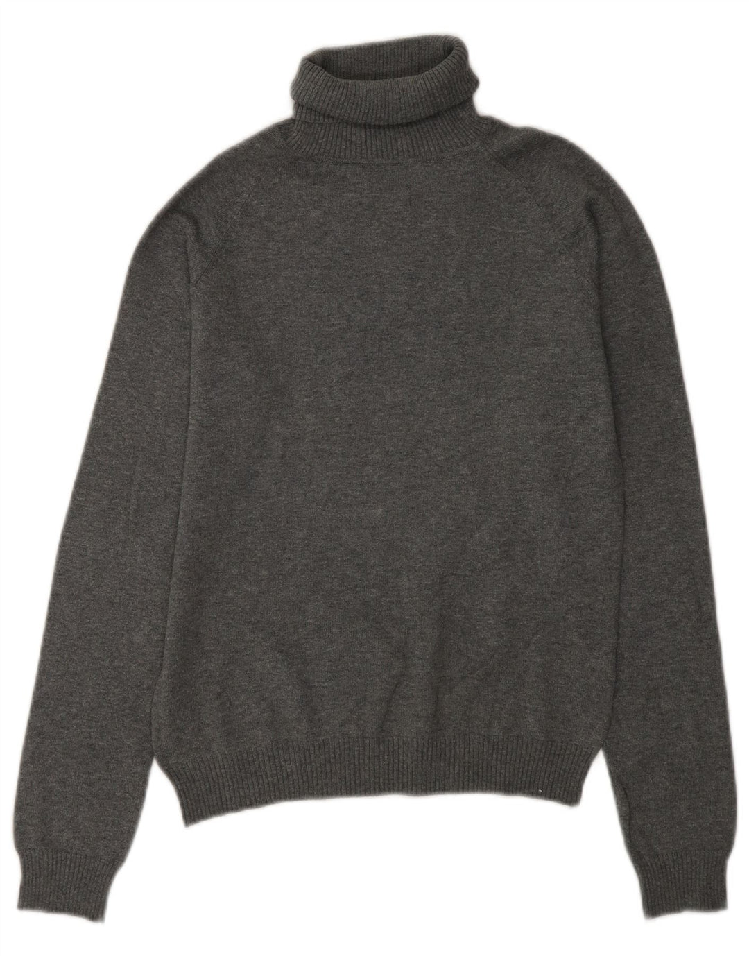Zara Pull col roulé pour femme UK 14 Gris moyen Coton