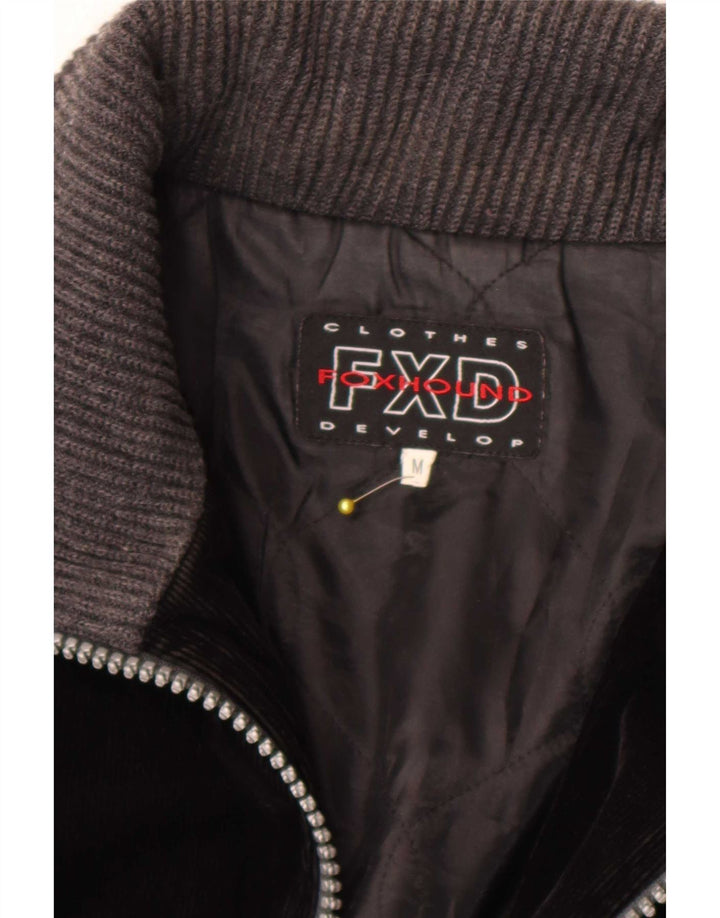 Foxhound Veste en velours côtelé pour homme UK 38 Medium Noir