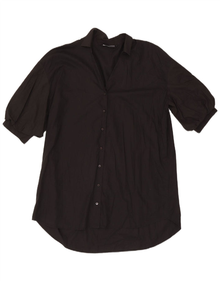 Zara Robe chemise pour femme UK 44 Noir moyen