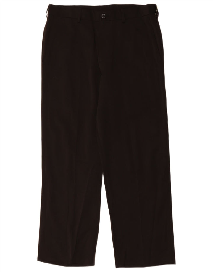 Izod Pantalon Chino Droit Homme W34 L29 Noir Polyester