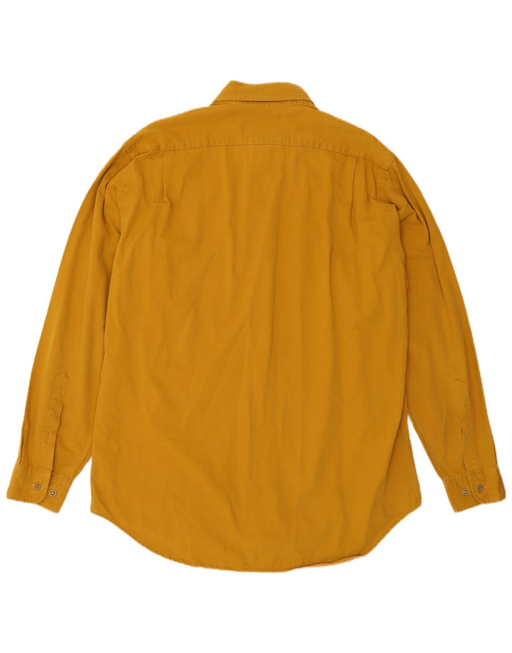 Marlboro Classics Chemise Homme Large Jaune Coton