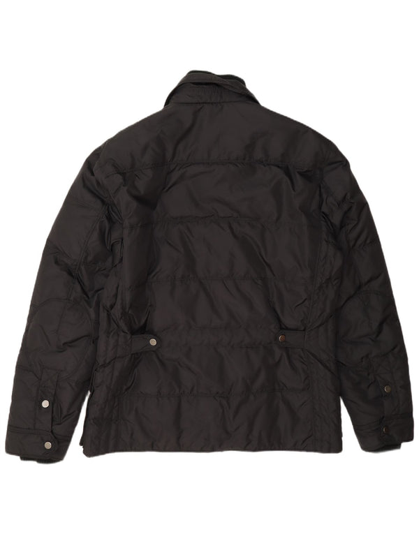 Best Company Veste matelassée pour homme UK 38 Medium Noir Nylon