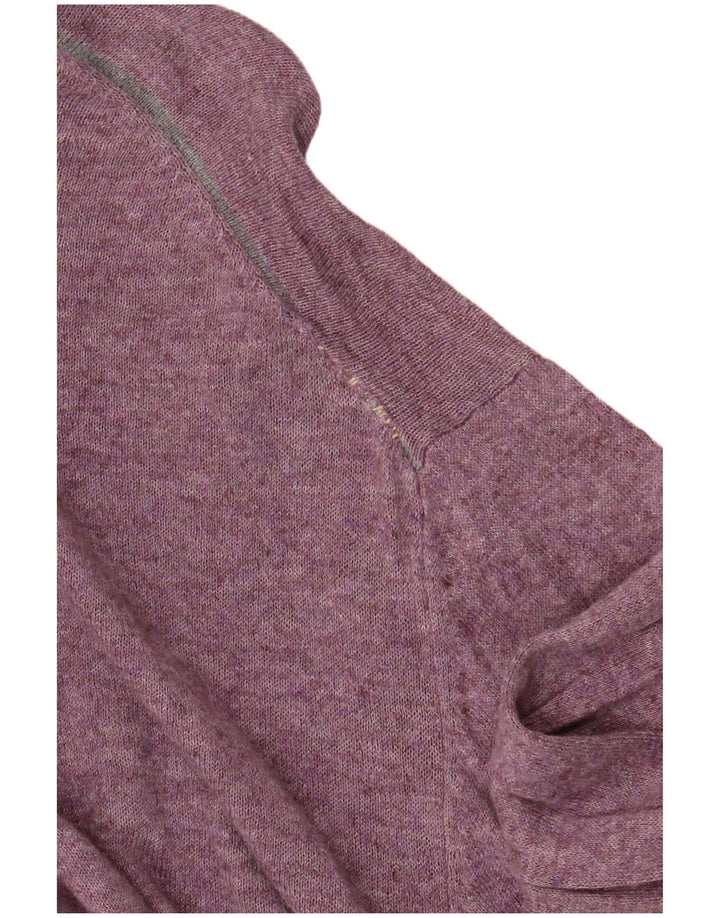 Marks & Spencer Pull Regular Fit Col V Homme Violet Moyen
