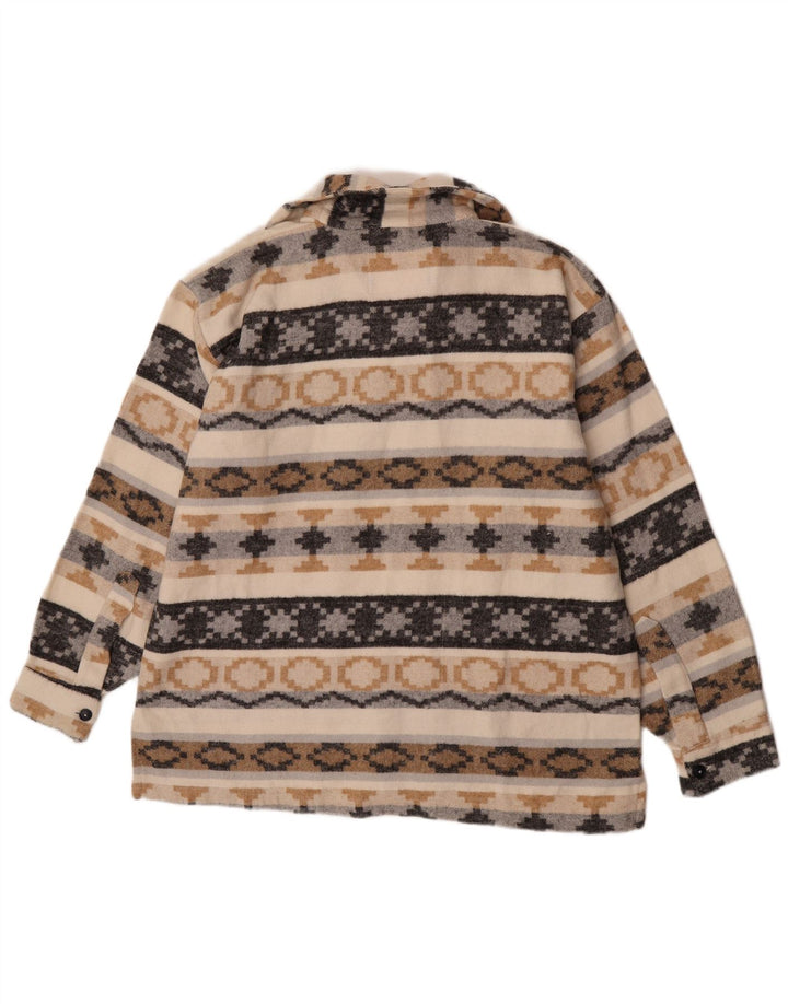 Yachting Club Chemise en Flanelle Pull Homme Grand Multicolore Géométrique