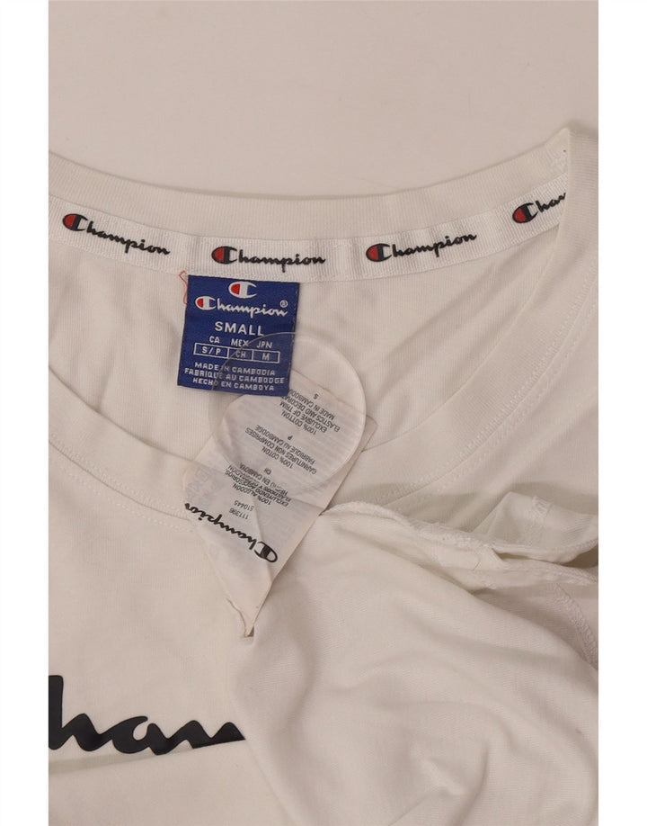 Champion Débardeur Graphique Homme Petit Blanc Coton