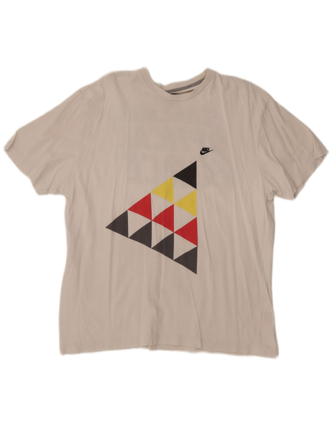 NIKE T-shirt graphique pour homme UK 45/47 XL Blanc Coton