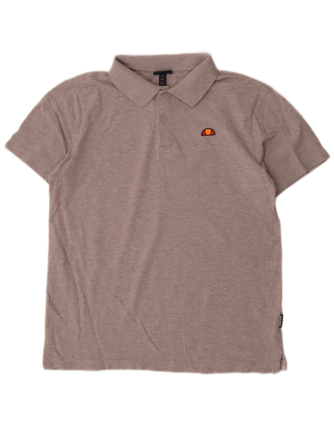 Ellesse Polo Femme UK 16 Large Gris Coton