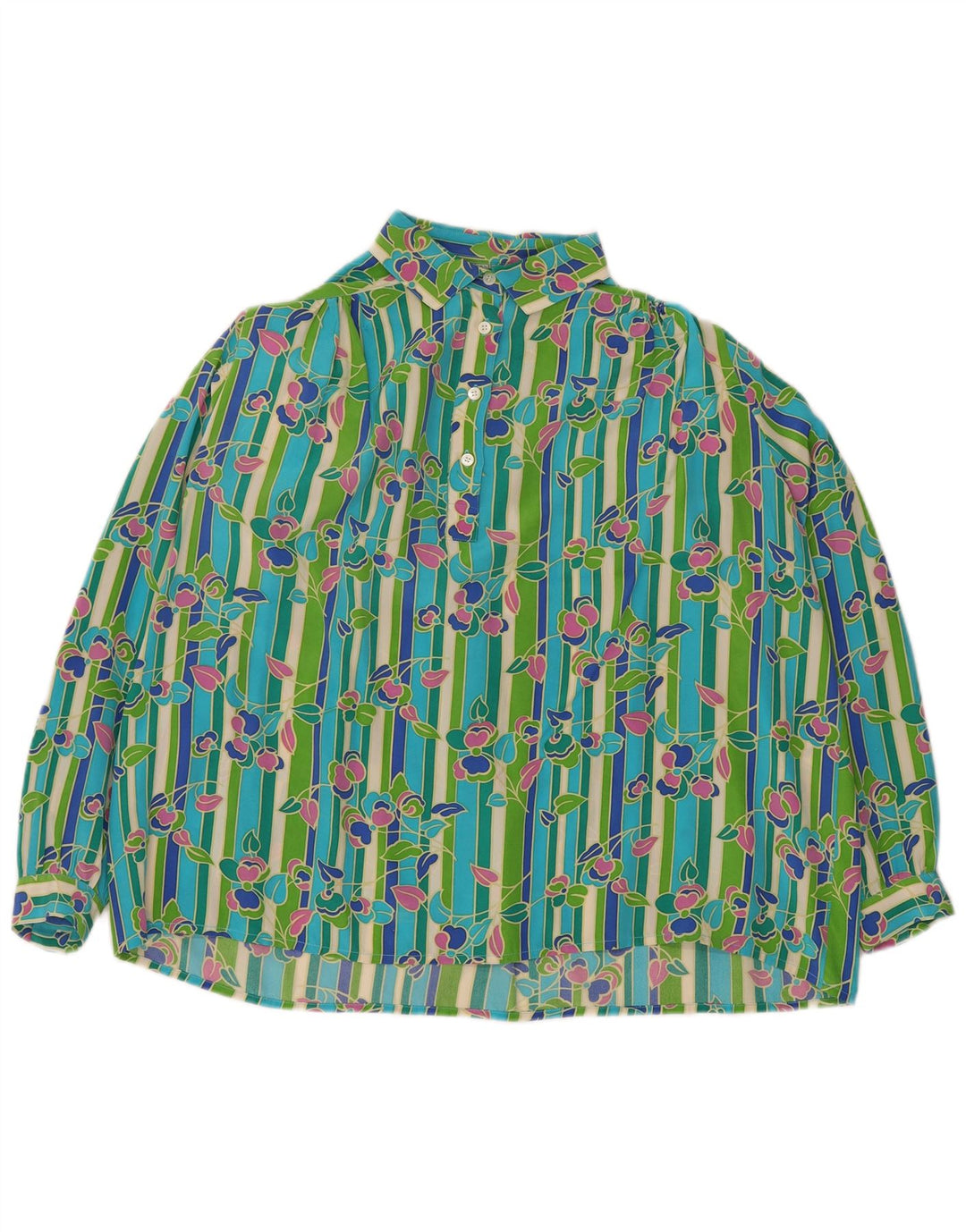 Diana Bentall's Womens Pull Shirt Blouse UK 20 2XL Multicolore Floral