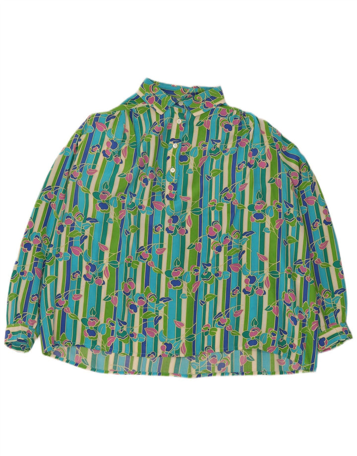 Diana Bentall's Womens Pull Shirt Blouse UK 20 2XL Multicolore Floral