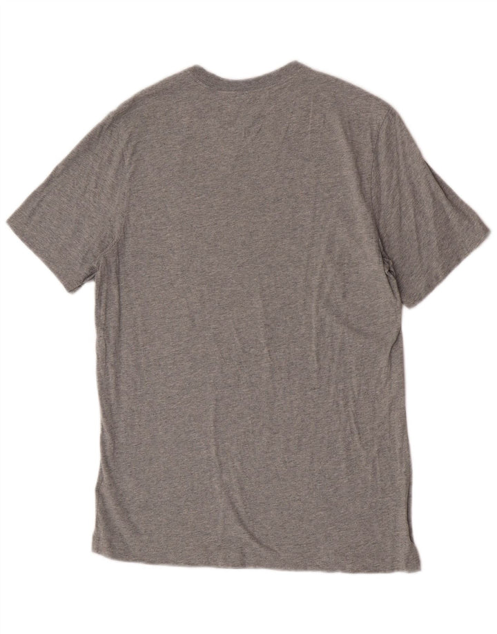Nike T-Shirt Homme Gris Moyen Moucheté Coton